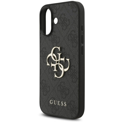 Futrola za Apple iPhone 17, Guess, 4G Classic Logo with Strap, Crna
