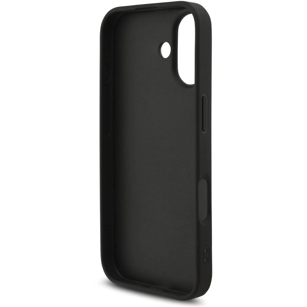 Futrola za Apple iPhone 17, Guess, 4G Classic Logo with Strap, Crna