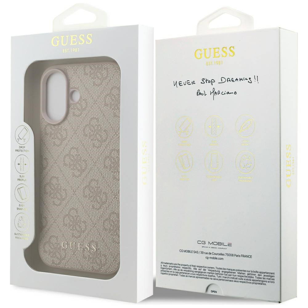 Futrola za Apple iPhone 17, Guess, 4G Classic, Roza