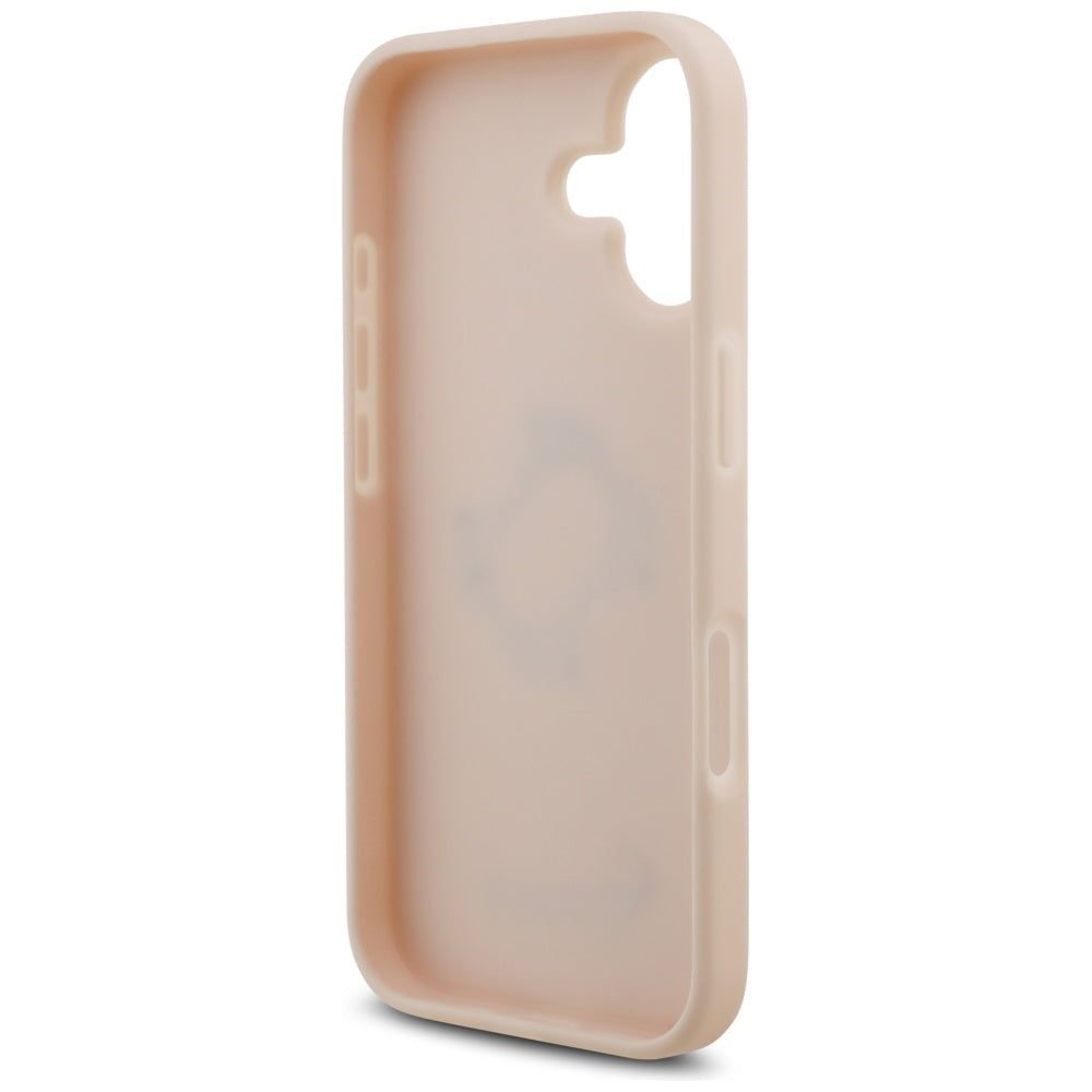 Futrola za Apple iPhone 17, Guess, 4G Grained Big and Classic Logo, Roza