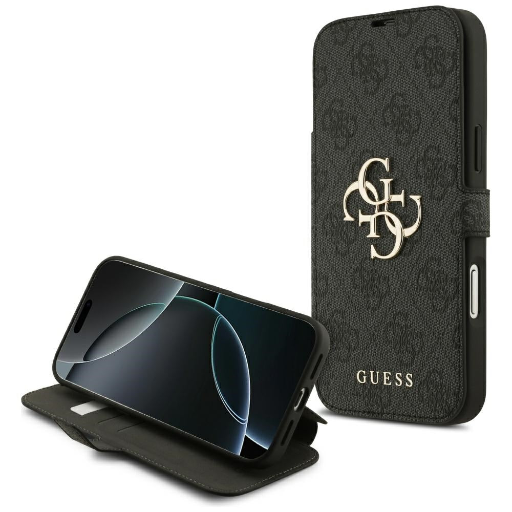 Futrola za Apple iPhone 17, Guess, 4G Metal Logo, Crna