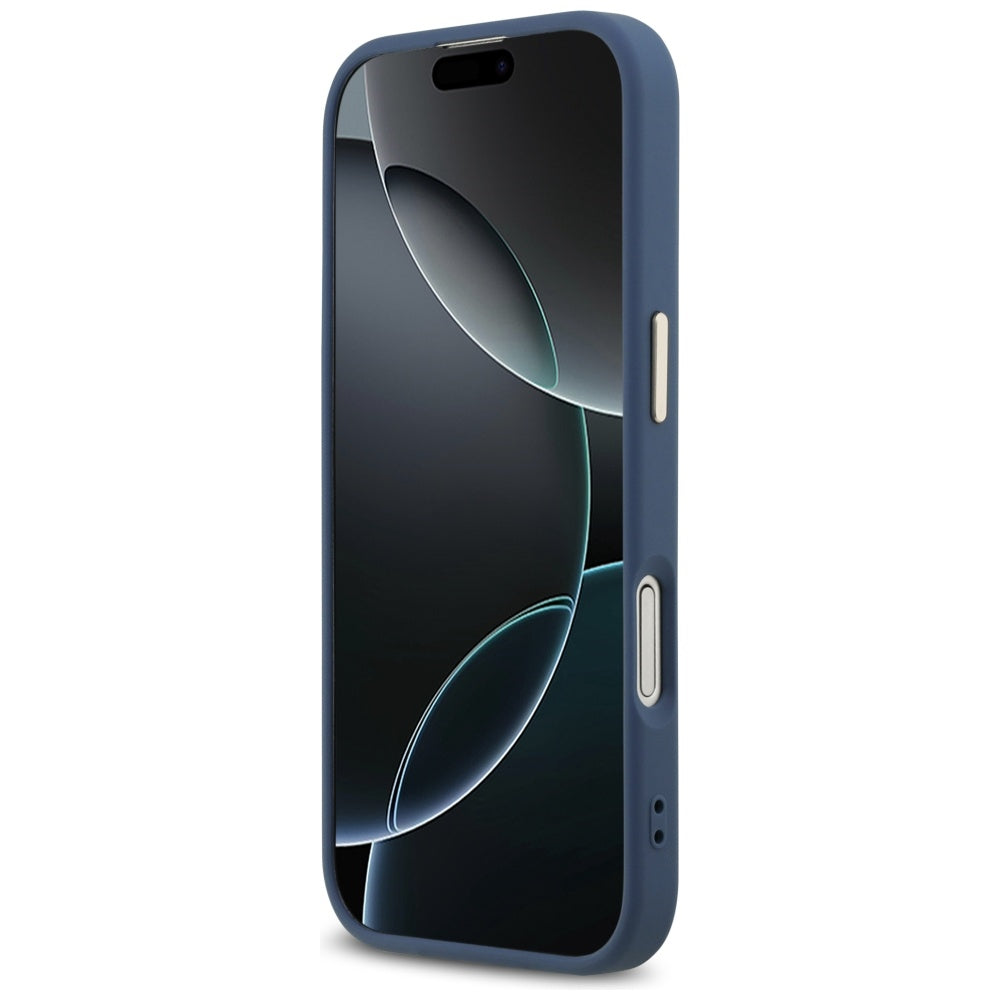 Futrola za Apple iPhone 17, Guess, Big 4G Logo Classic, Zlatno Plava