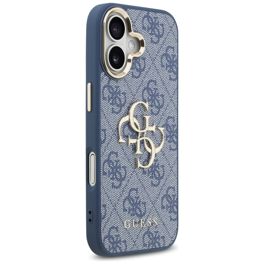 Futrola za Apple iPhone 17, Guess, Big 4G Logo Classic, Zlatno Plava
