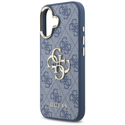 Futrola za Apple iPhone 17, Guess, Big 4G Logo Classic, Zlatno Plava