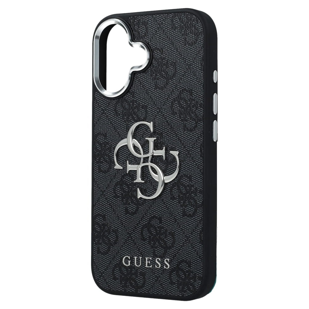 Futrola za Apple iPhone 17, Guess, Big 4G Logo Classic, Crno Srebrna