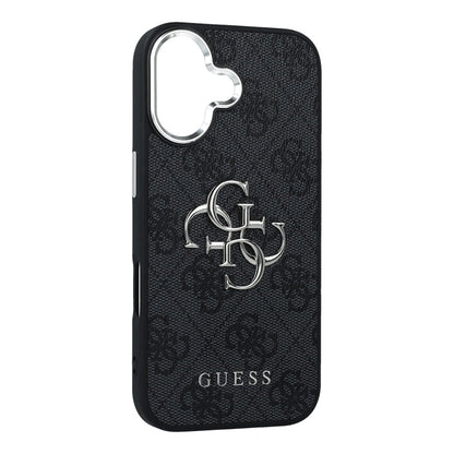 Futrola za Apple iPhone 17, Guess, Big 4G Logo Classic, Crno Srebrna