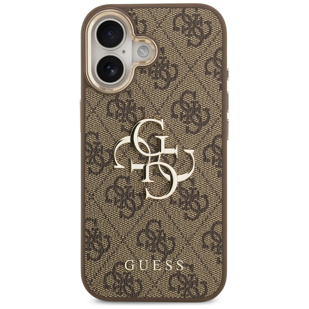 Futrola za Apple iPhone 17, Guess, Big 4G Logo Classic, Zlatno smeđa
