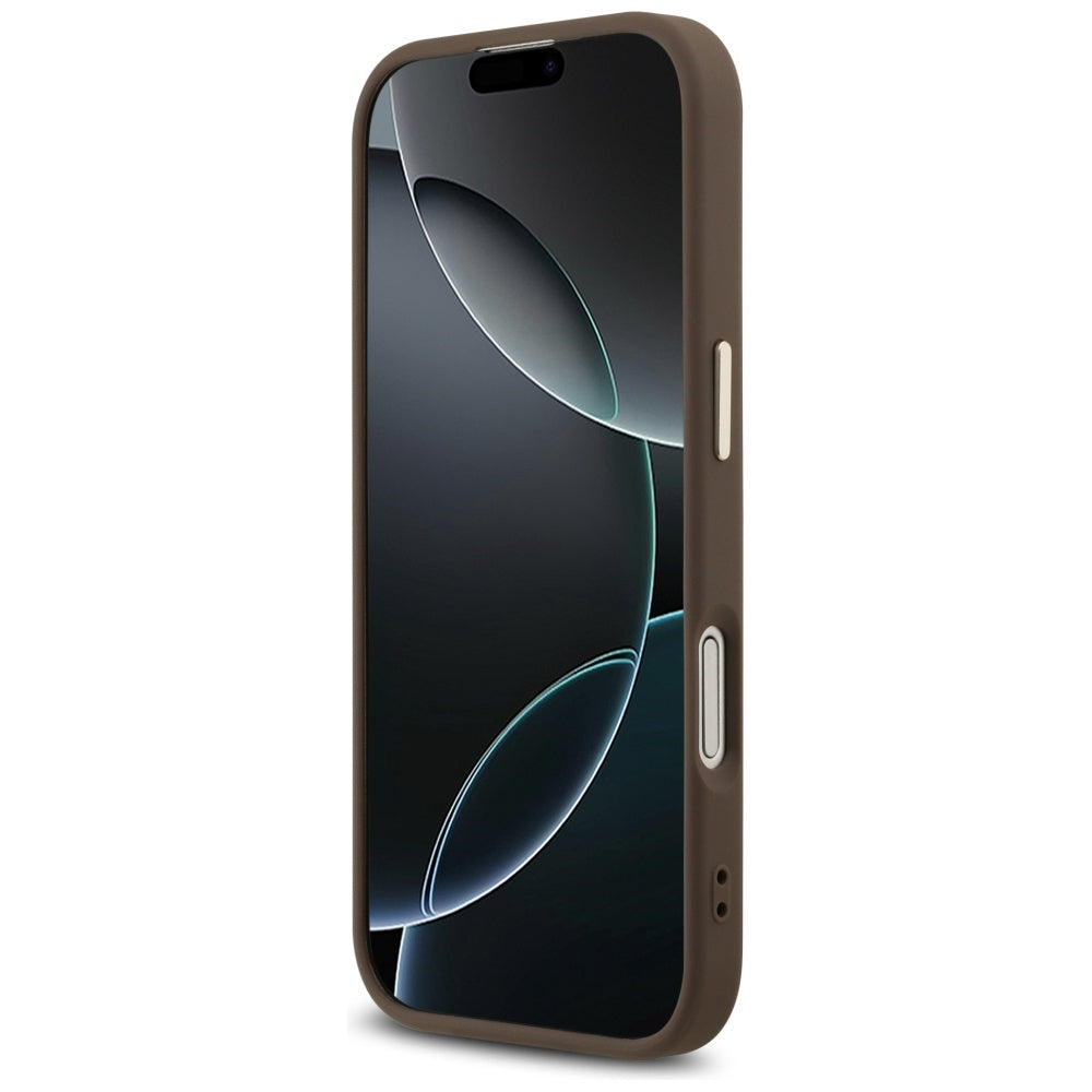 Futrola za Apple iPhone 17, Guess, Big 4G Logo Classic, Zlatno smeđa