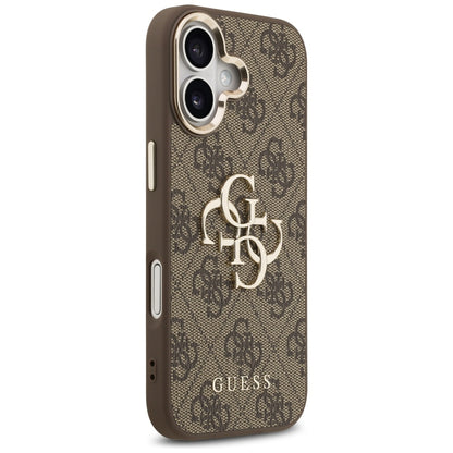 Futrola za Apple iPhone 17, Guess, Big 4G Logo Classic, Zlatno smeđa