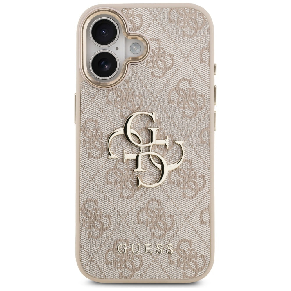 Futrola za Apple iPhone 17, Guess, Big 4G Logo Classic, Zlatno Roza