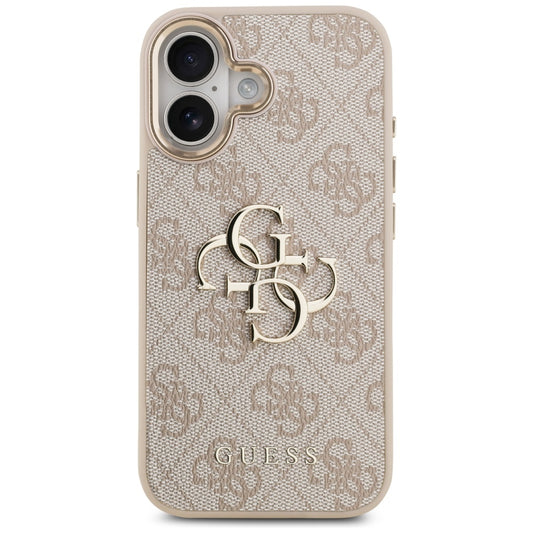 Futrola za Apple iPhone 17, Guess, Big 4G Logo Classic, Zlatno Roza