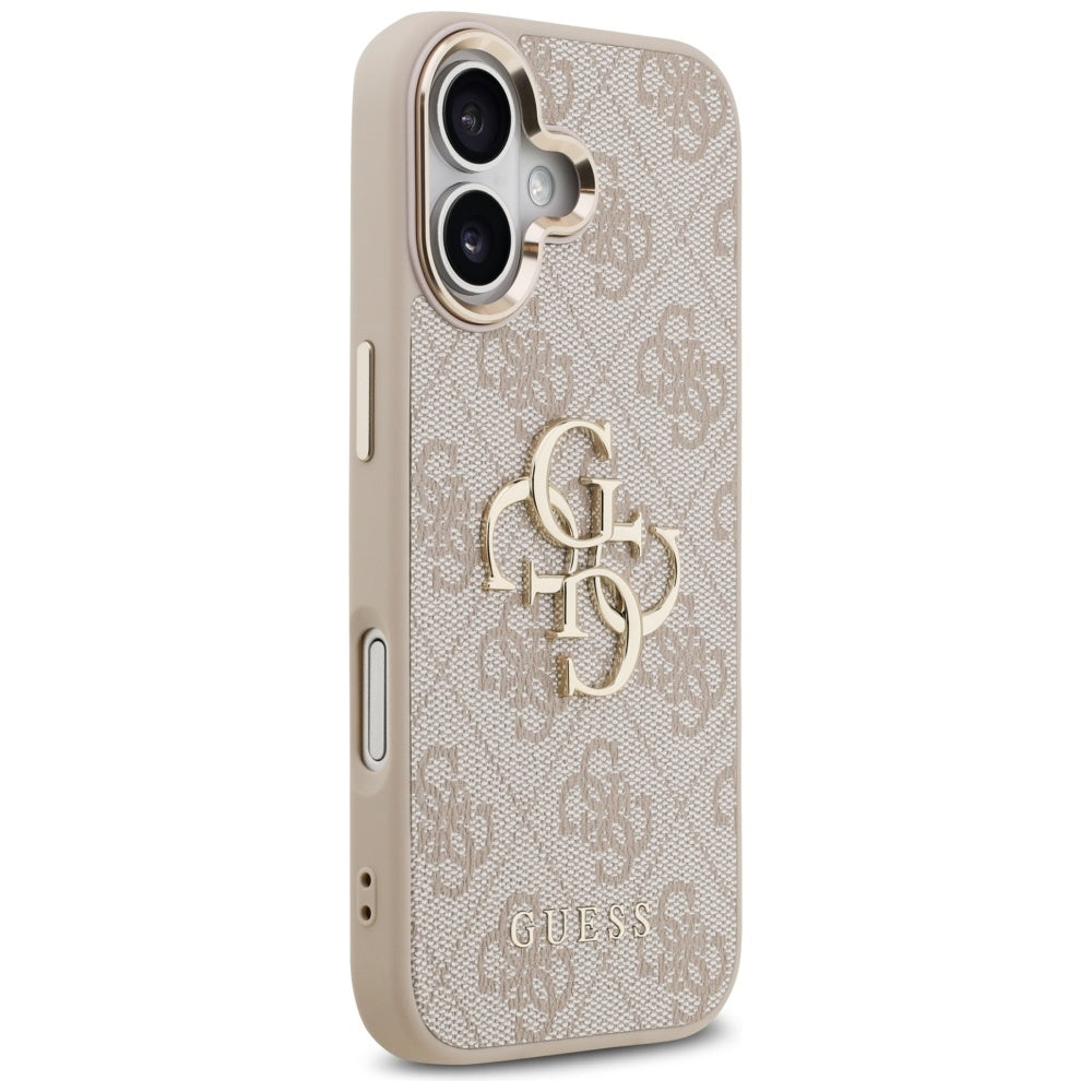 Futrola za Apple iPhone 17, Guess, Big 4G Logo Classic, Zlatno Roza