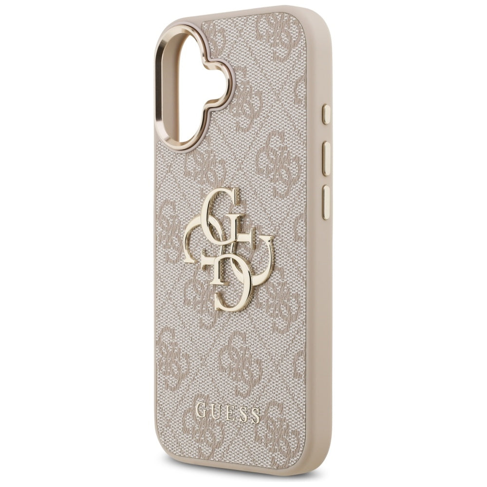 Futrola za Apple iPhone 17, Guess, Big 4G Logo Classic, Zlatno Roza