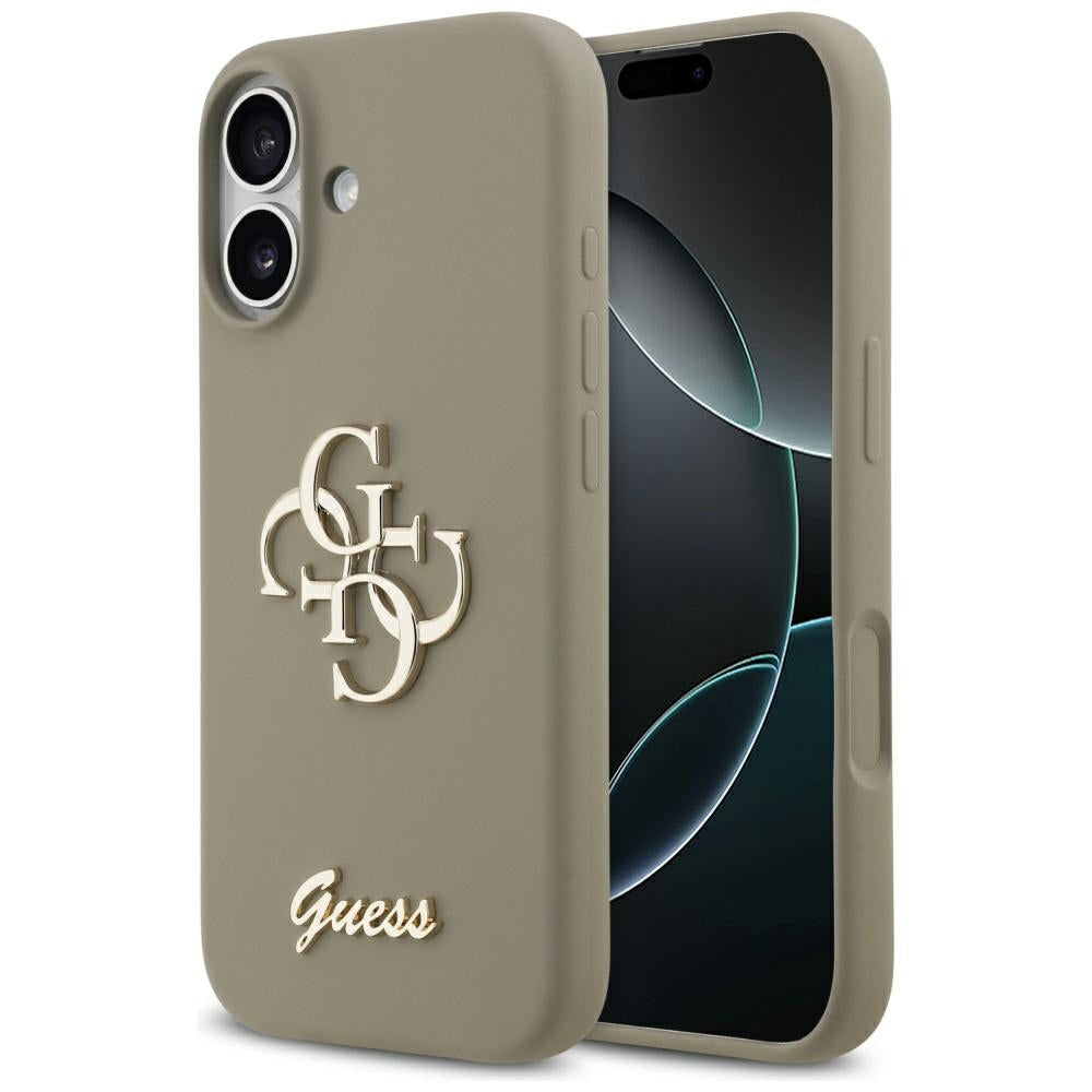 Futrola za Apple iPhone 17, Guess, Big 4G Script, Smeđa