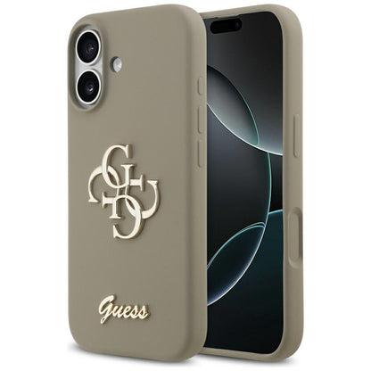 Futrola za Apple iPhone 17, Guess, Big 4G Script, Smeđa