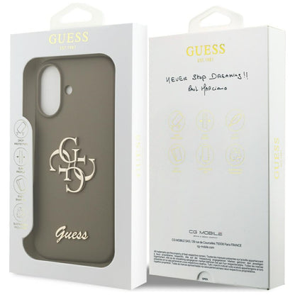 Futrola za Apple iPhone 17, Guess, Big 4G Script, Smeđa