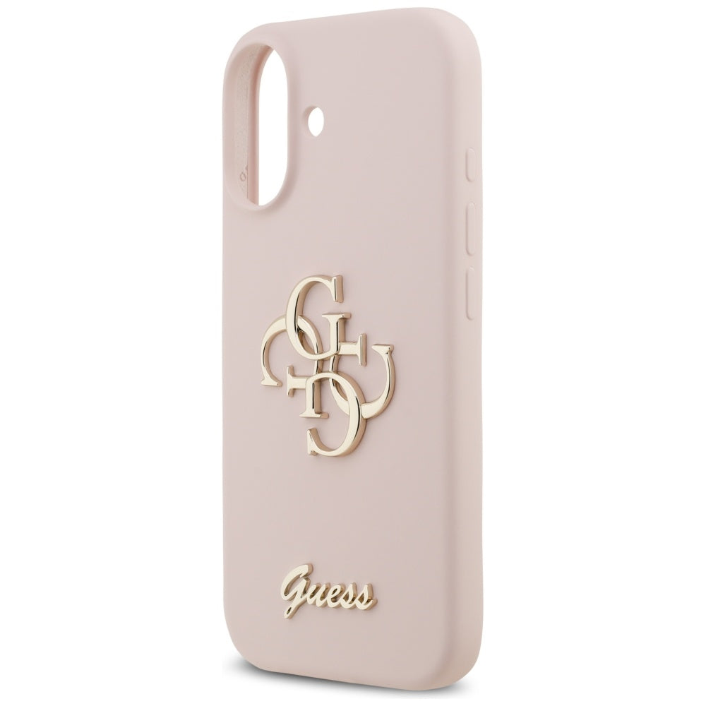 Futrola za Apple iPhone 17, Guess, Big 4G Script, Svijetlo roza