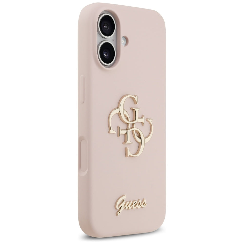 Futrola za Apple iPhone 17, Guess, Big 4G Script, Svijetlo roza