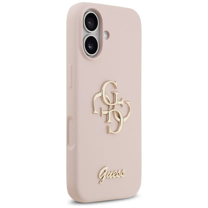 Futrola za Apple iPhone 17, Guess, Big 4G Script, Svijetlo roza