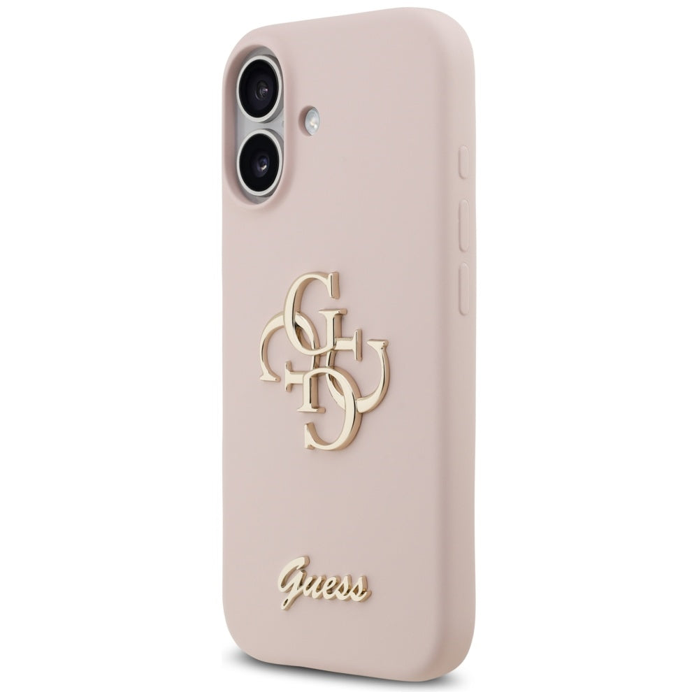 Futrola za Apple iPhone 17, Guess, Big 4G Script, Svijetlo roza