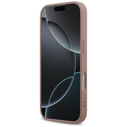 Futrola za Apple iPhone 17, Guess, Fixed Glitter Big 4G, Roza