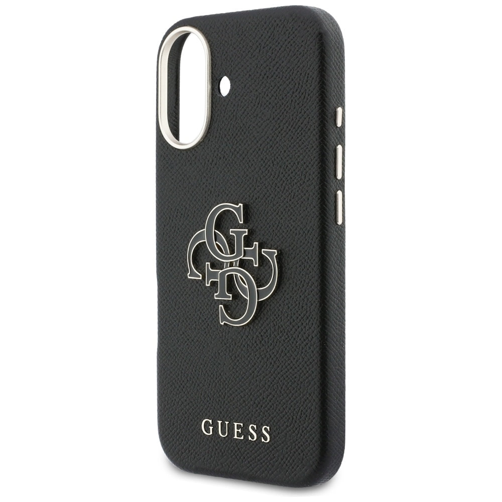 Futrola za Apple iPhone 17, Guess, Resin Logo, Crna