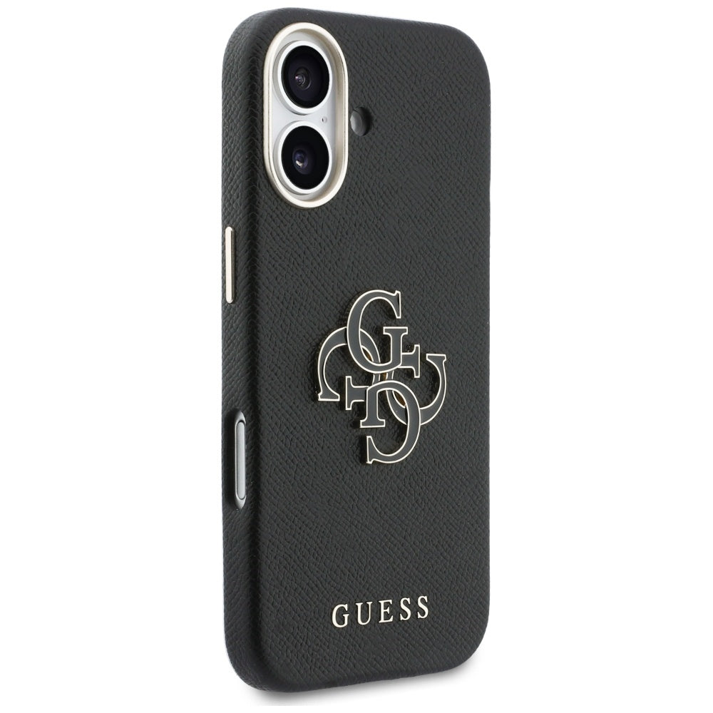 Futrola za Apple iPhone 17, Guess, Resin Logo, Crna