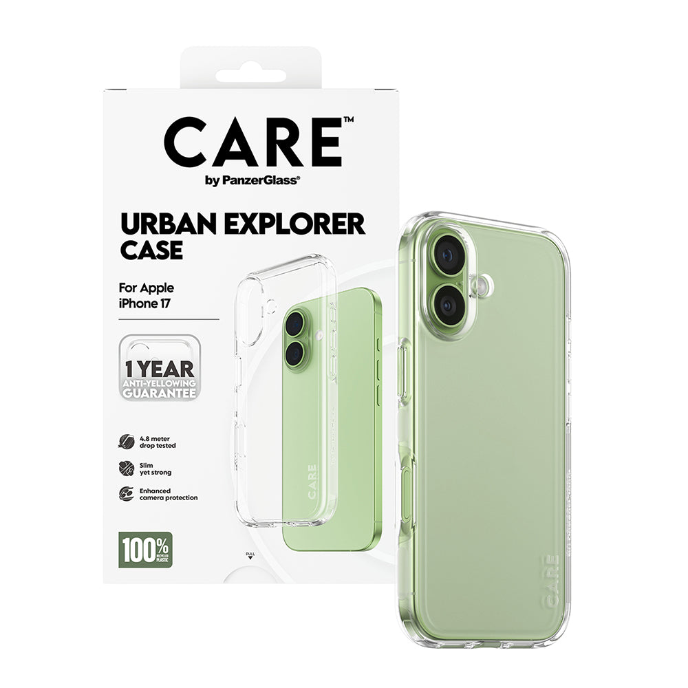 Futrola za Apple iPhone 17, PanzerGlass, Care Urban Explorer, Prozirna