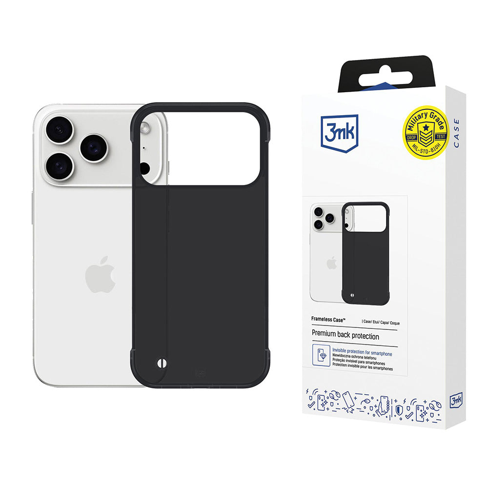 Futrola za Apple iPhone 17 Pro, 3MK, Just20g, Crna