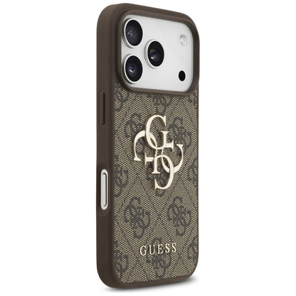 Futrola za Apple iPhone 17 Pro, Guess, 4G Big Logo, smeđa