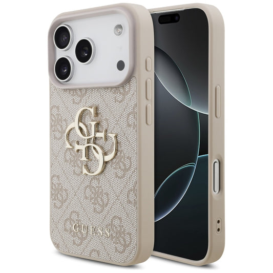 Futrola za Apple iPhone 17 Pro, Guess, 4G Big Logo, Roza
