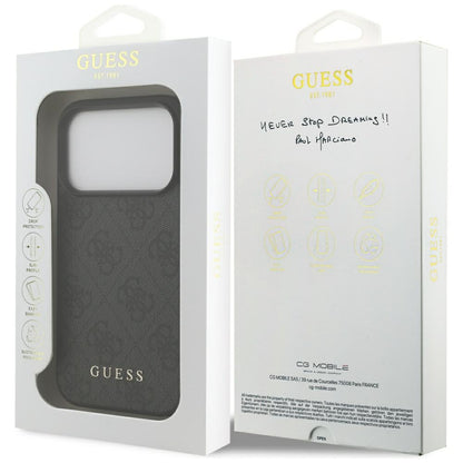Futrola za Apple iPhone 17 Pro, Guess, 4G Classic, Crna