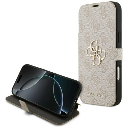 Futrola za Apple iPhone 17 Pro, Guess, 4G Metal Logo, Roza