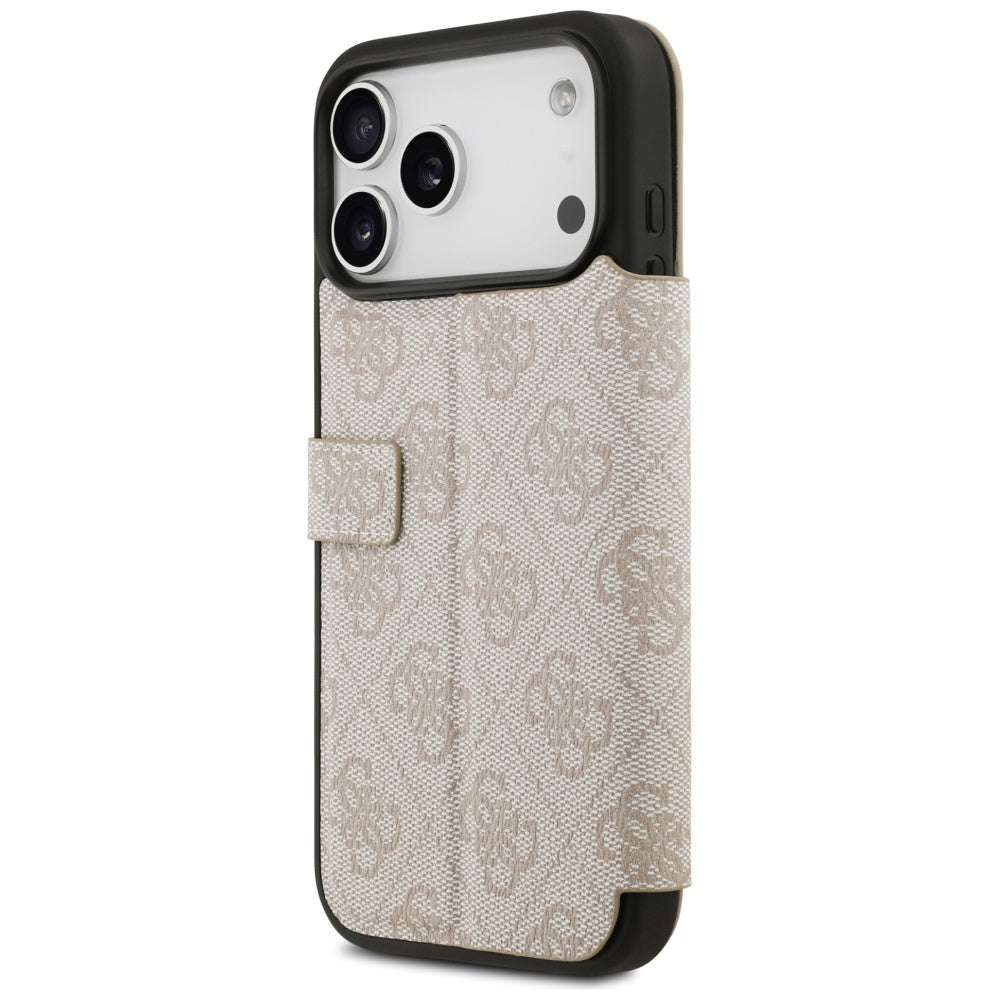 Futrola za Apple iPhone 17 Pro, Guess, 4G Metal Logo, Roza