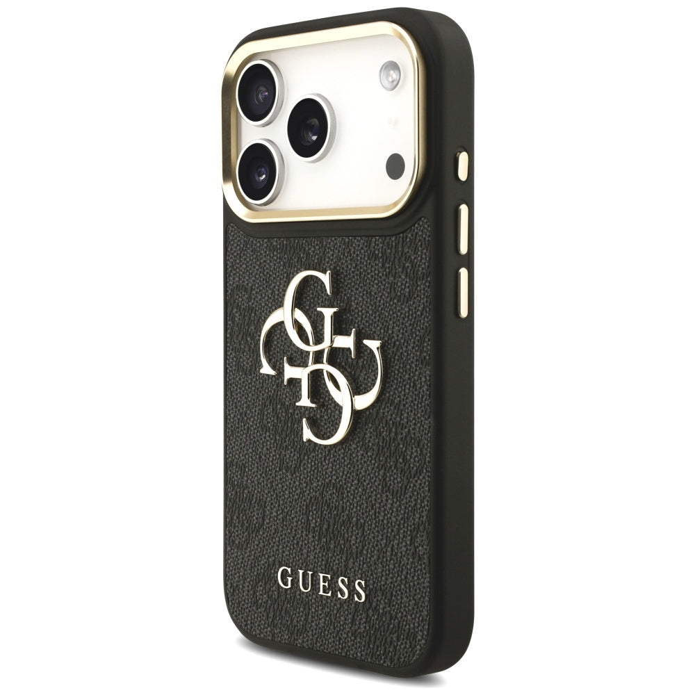 Futrola za Apple iPhone 17 Pro, Guess, Big 4G Classic Logo with Big Strap, Crna