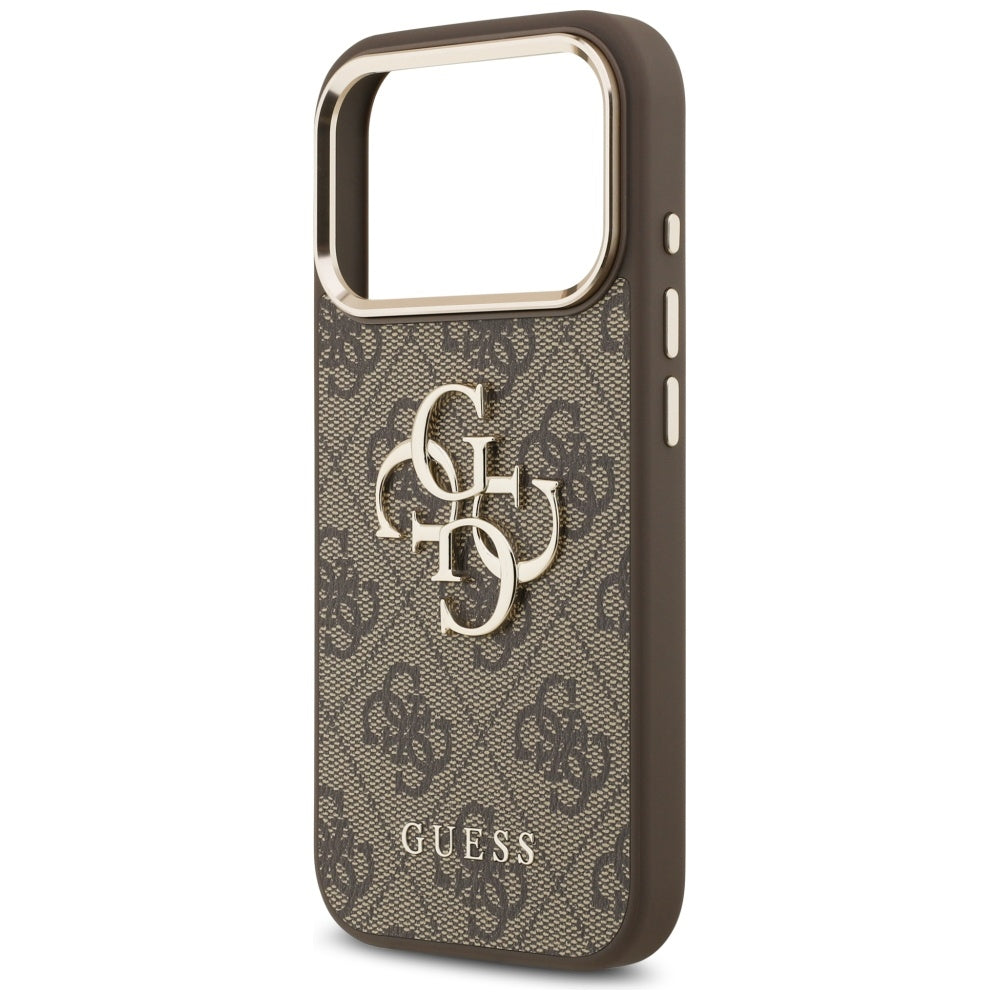 Futrola za Apple iPhone 17 Pro, Guess, Big 4G Logo Classic, Zlatno smeđa