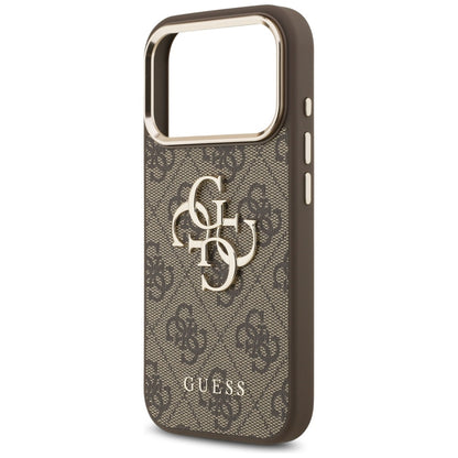 Futrola za Apple iPhone 17 Pro, Guess, Big 4G Logo Classic, Zlatno smeđa