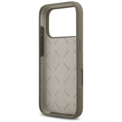 Futrola za Apple iPhone 17 Pro, Guess, Big 4G Script, Smeđa