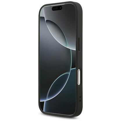 Futrola za Apple iPhone 17 Pro, Guess, Fixed Glitter Big 4G, Crna