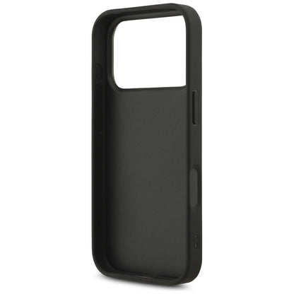 Futrola za Apple iPhone 17 Pro, Guess, Fixed Glitter Big 4G, Crna