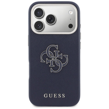 Futrola za Apple iPhone 17 Pro, Guess, Resin Logo, Plava