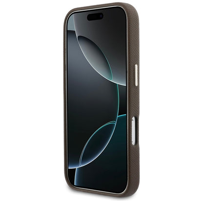 Futrola za Apple iPhone 17 Pro, GUESS, Resin Logo, Smeđa