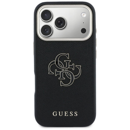 Futrola za Apple iPhone 17 Pro, Guess, Resin Logo, Crna