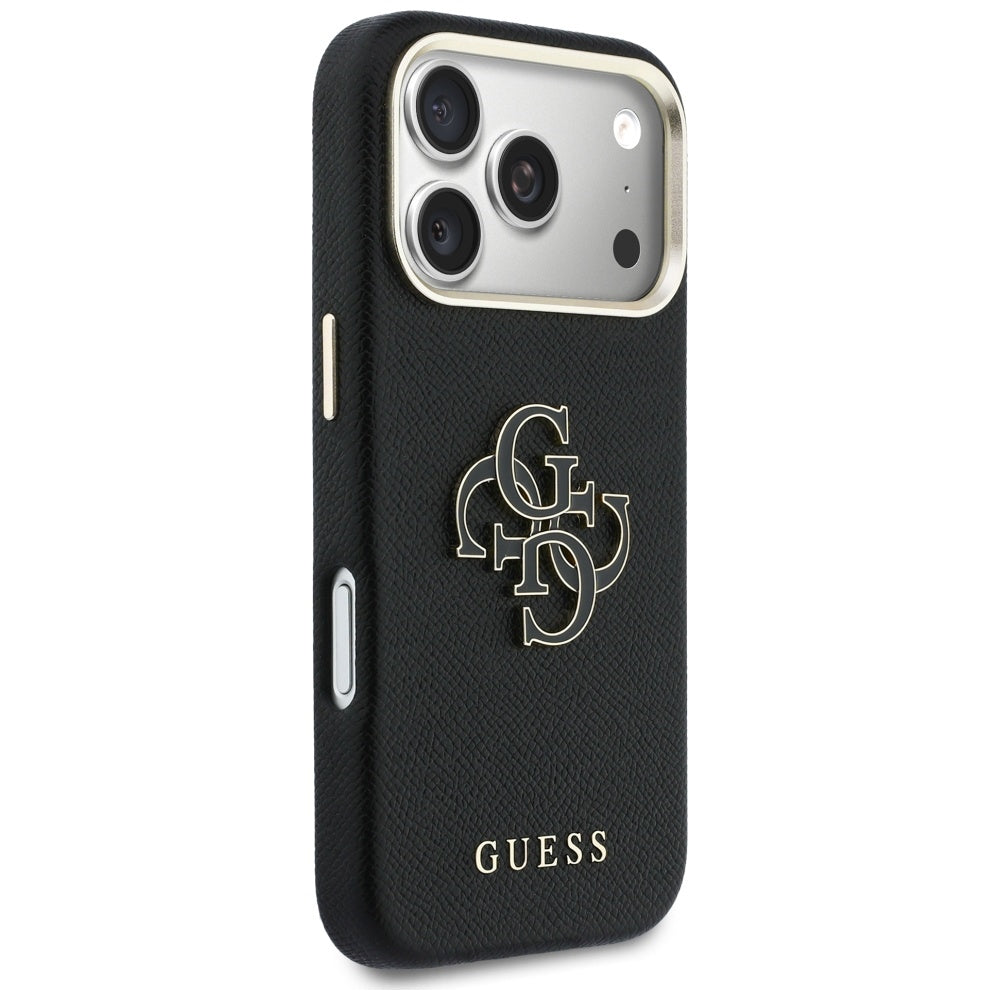 Futrola za Apple iPhone 17 Pro, Guess, Resin Logo, Crna
