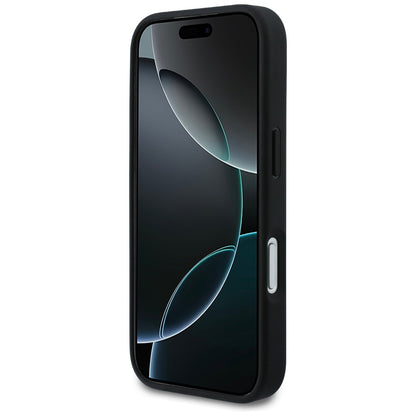 Futrola za Apple iPhone 17 Pro, Karl Lagerfeld, Rhinestone Karl & Choupette Pins, Crna