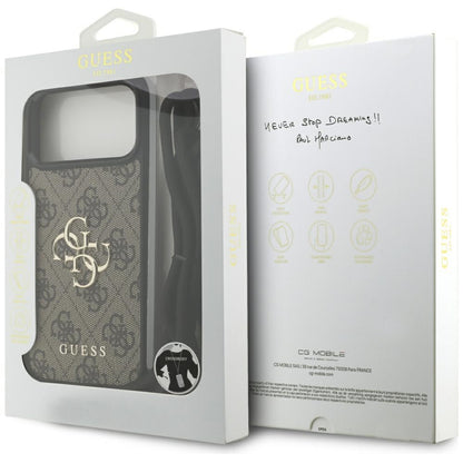 Futrola za Apple iPhone 17 Pro Max, Guess, 4G CBDY Big Logo with Cord Strap, Smeđa