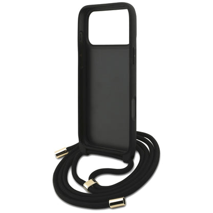 Futrola za Apple iPhone 17 Pro Max, Guess, 4G CBDY Big Logo with Cord Strap, Smeđa
