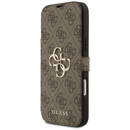 Futrola za Apple iPhone 17 Pro Max, Guess, 4G Metal Logo, Smeđa