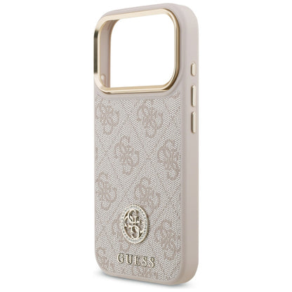 Futrola za Apple iPhone 17 Pro Max, Guess, 4G Strass Logo and Big Strap, Roza