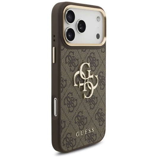Futrola za Apple iPhone 17 Pro Max, Guess, Big 4G Classic Logo with Big Strap, Smeđa